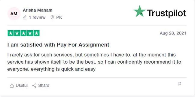 Payforassignments trustpilot review